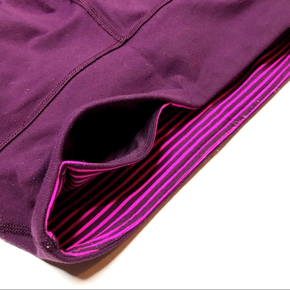 🍋Lululemon Plum Ruffled Up Wonder Under Pants - Picture 5 of 7